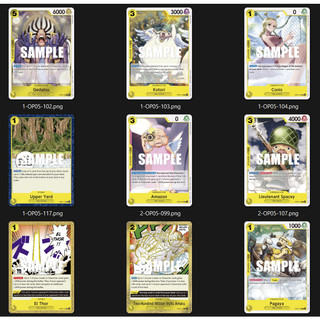 🌟chính hãng🌟 bài one piece tcg team tím awakening of the new era op05