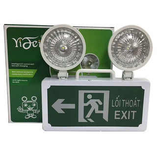 Đèn sự cố khẩn cấp chiếu sáng kết hợp biển chỉ dẫn thoát hiểm exit - thiết bị phòng cháy chữa cháy