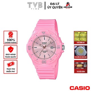 Đồng hồ nữ dây nhựa casio chính hãng lrw-200h-4e4vdf
