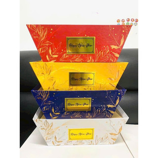 Côm bô 10 khay thuyền đựng quà tết, giỏ đựng quà tết