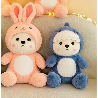 Gấu Bông Lena thỏ hồng-cá mập
