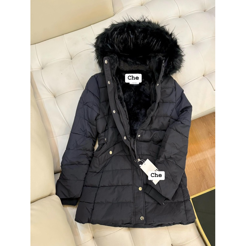 ÁO PHAO PARKA Z..R MŨ LÔNG cho nữ