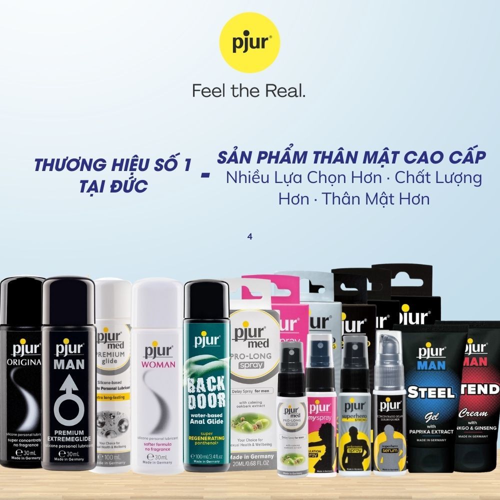 Gel Bôi Trơn Gốc Nước Pjur Woman Vegan 2ml