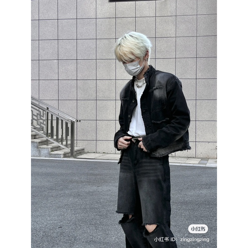 Áo Khoác Jean Dáng Ngắn - Demin Jacket Crop_GRADE-SS
