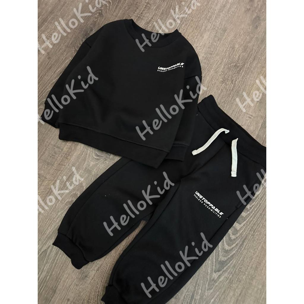 Bộ nỉ đơn giản UNSTOP cho bé