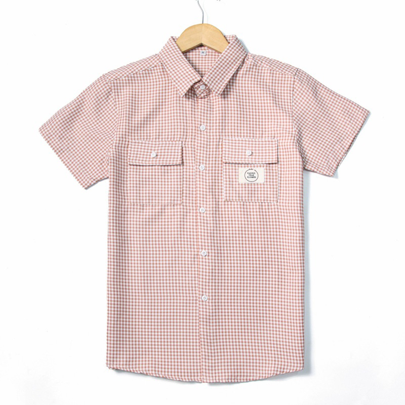 ÁO SƠ MI NAM KẺ SỌC CARO TAY DÀI PHỐI TÚI NẮP SMTD