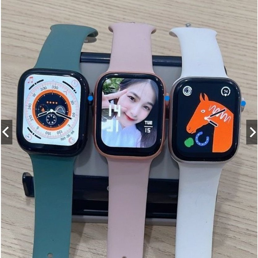Đồng Hồ Thông Minh Smartwatch Nam Nữ Series 8 T800 PRO MAX Hiwatch Pro Viền ThéP