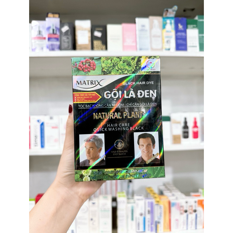 Gội Là Đen Matrix ( chính hãng 10gói/hộp)