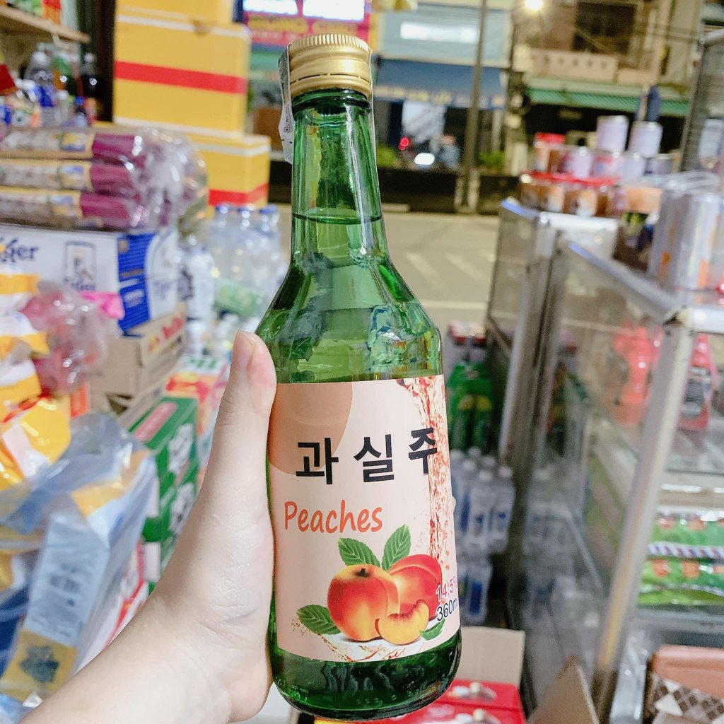 Soju Hàn Quốc Hương Vị Trái Cây Lên Men Tự Nhiên- Hàng nhập khẩu chính hãng có tem phụ