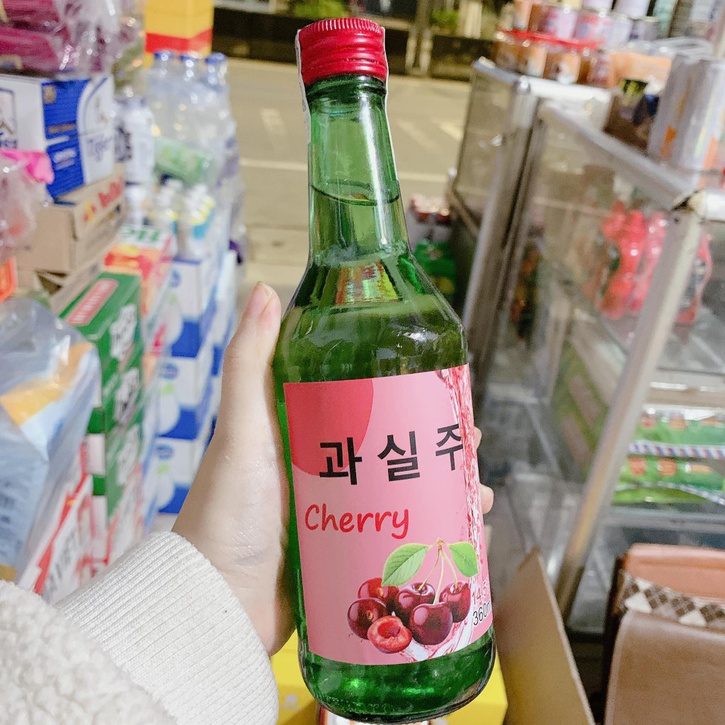 Soju Hàn Quốc Hương Vị Trái Cây Lên Men Tự Nhiên- Hàng nhập khẩu chính hãng có tem phụ