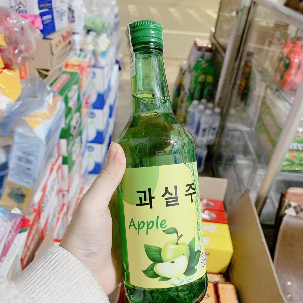 Soju Hàn Quốc Hương Vị Trái Cây Lên Men Tự Nhiên- Hàng nhập khẩu chính hãng có tem phụ