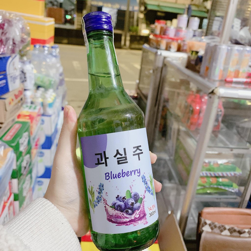 Soju Hàn Quốc Hương Vị Trái Cây Lên Men Tự Nhiên- Hàng nhập khẩu chính hãng có tem phụ