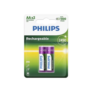 Pin sạc philips aa 2450mah