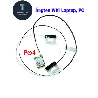 [TOP 1 GIÁ RẺ] Bộ dây ăng ten wifi laptop PC ngầm MHF4- Pex4 dài 60/80cm