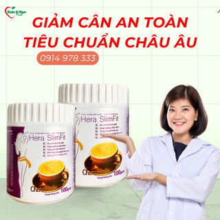 Hàng hot -  Combo 2 hộp Hera Slimfit 100g [Chính Hãng] - Bữa ăn KETO GIẢM CÂN CAO CẤP CHÂU ÂU - Giảm cân tại nhà, nhanh,