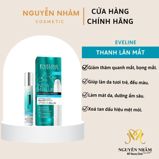 Thanh lăn mắt filler eveline new hyaluron trị quầng thâm và nâng cơ xóa nếp nhăn dưỡng da vùng mắt