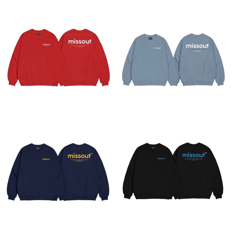 Áo SWEATER MISSOUT MOOD - Chất nỉ chân cua thoáng mát - có ảnh thật