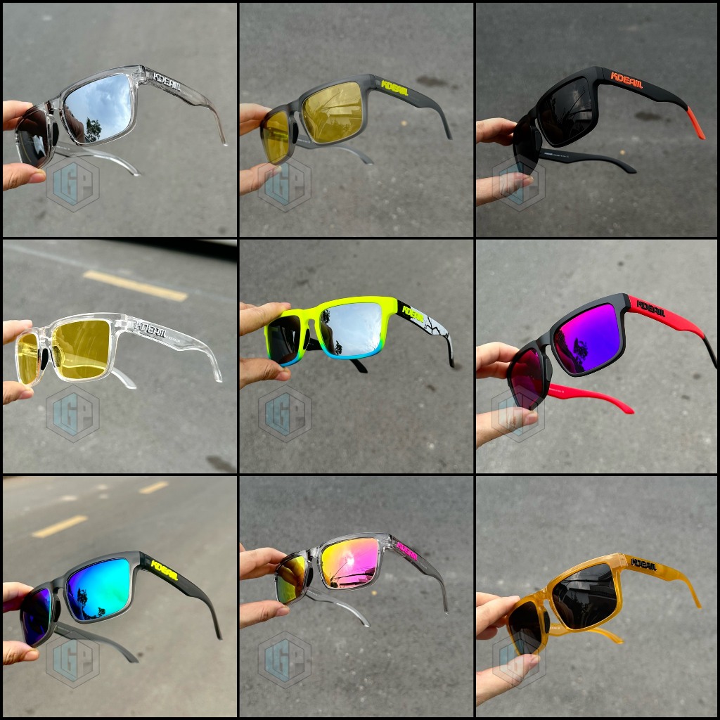 New 2024. Kính Mắt phân cực Kdeam 2024 .KDEAM Fashion l Polarized Sunglasses 2024 New Sport Style Square Sun Glasses Out
