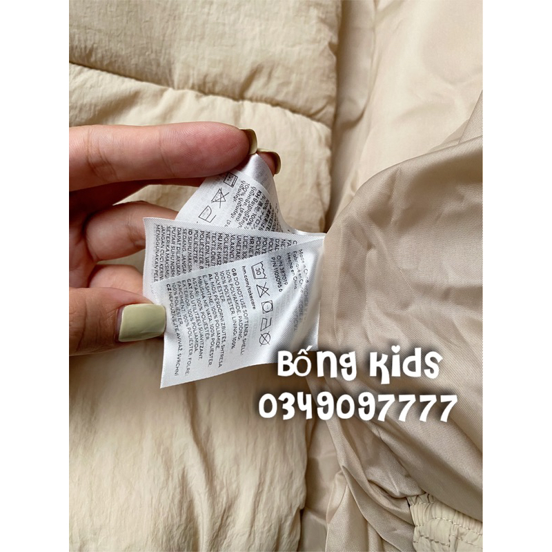 Áo Phao Bé Gái Be Nude Chống Nước HaM