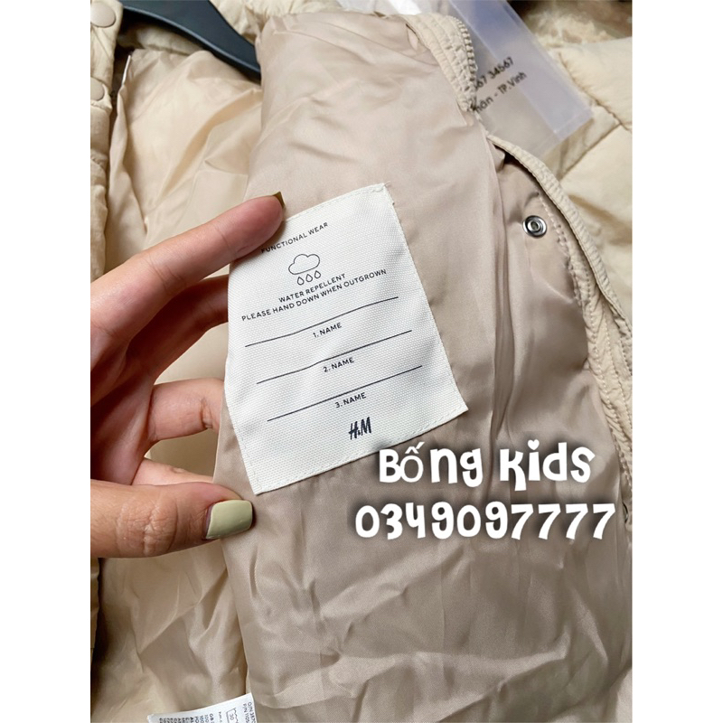 Áo Phao Bé Gái Be Nude Chống Nước HaM