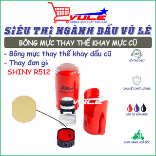 Bông mực thay thế khay mực con dấu Shiny R512