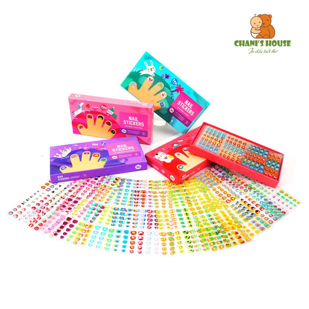 ĐỒ CHƠI STICKER DÁN MÓNG TAY VÀ HÌNH XĂM TẠM THỜI SAALIN, JOAN MIRÓ, MIDEER THEO CHỦ ĐỀ