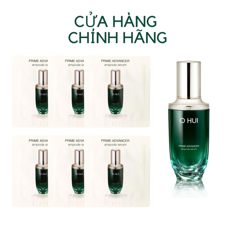 Ohui Serum Tinh Chất Dưỡng Trắng, Căng Bóng, ChốngLão Hóa Da - Ohui Prime Advancer Ampoule Serum