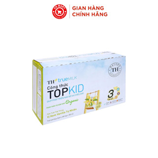 Thùng 48 Hộp Sữa Tươi Tiệt Trùng TH true MILK Công Thức TOPKID Hoàn Toàn Từ Sữa Tươi Organic – Vị Kem Vanilla Tự Nhiên 1 