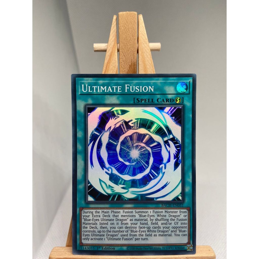 Thẻ Bài Yugioh Spell Ultimate Fusion - Super Rare BACH-EN051