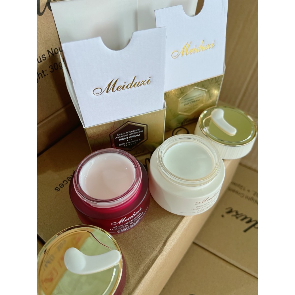 [TẶNG KÈM SON MÔI] Bộ kem MEIDUZI Nhật Bản ngày đêm xóa nám tàn nhang ngừa mụn cao cấp