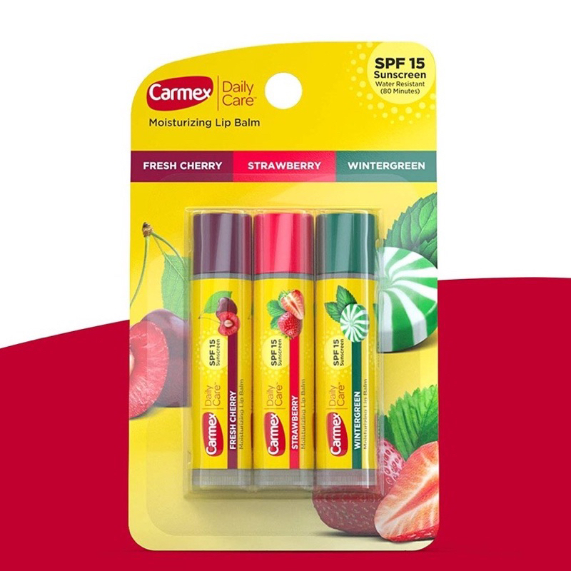 Son dưỡng môi chống nắng CARMEX classic lip balm SPF15