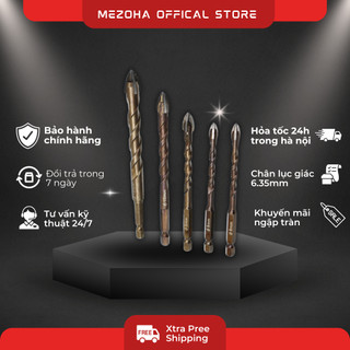 Mũi Khoan Gạch Men Mezoha Đa Năng Khoan Kính Khoan Gỗ Chữ Thập Chân Lục