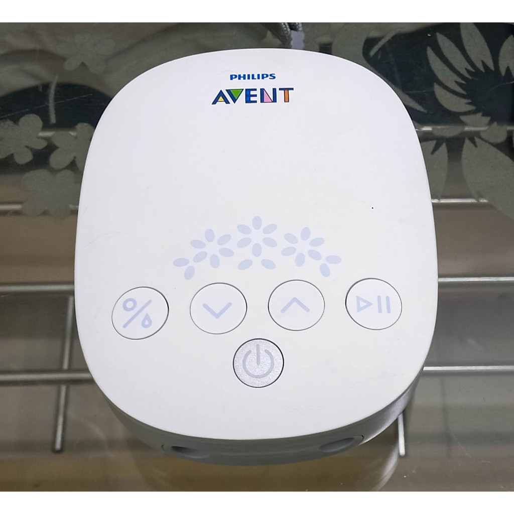 KHÔNG KÈM BÌNH SỮA AVENT - THANH LÝ Máy hút sữa bằng điện đôi Philips Avent hoa tuyết SCF303