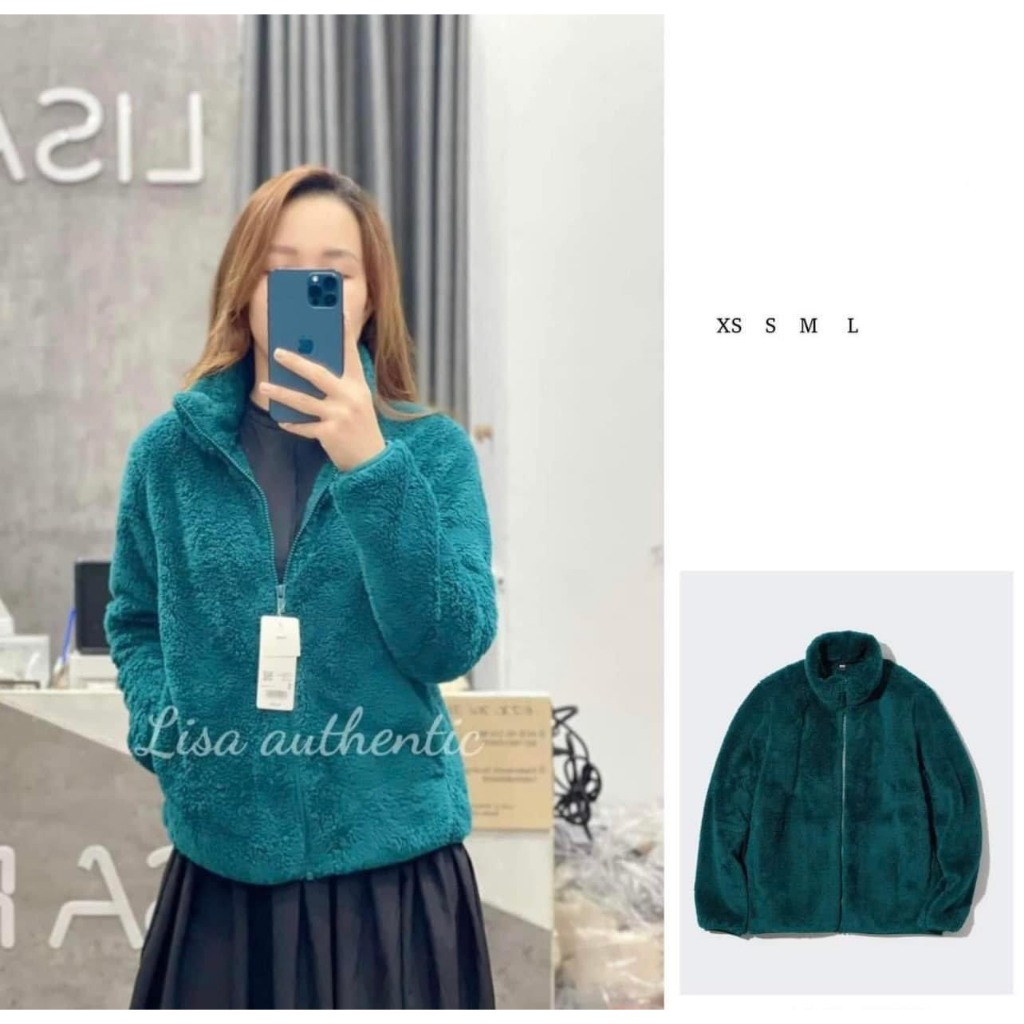 Áo lông cừu  2 mặt nữ chính hãng