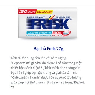 Kẹo ngậm hộp nhỏ 40 viên và hộp 120 viên