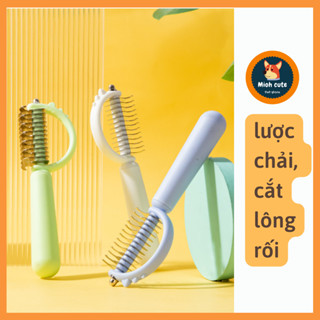  Lược khủng long giúp chải cắt lông chó mèo bằng thép không gỉ an toàn nhựa đẹp 