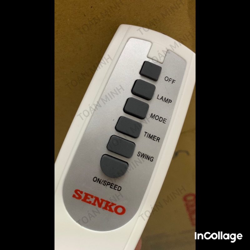 Điều Khiển Remote Quạt Senko Hàng Loại 1