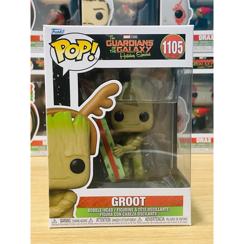 Funko Pop Marvel Studio! Groot  #1105 Holiday Special
