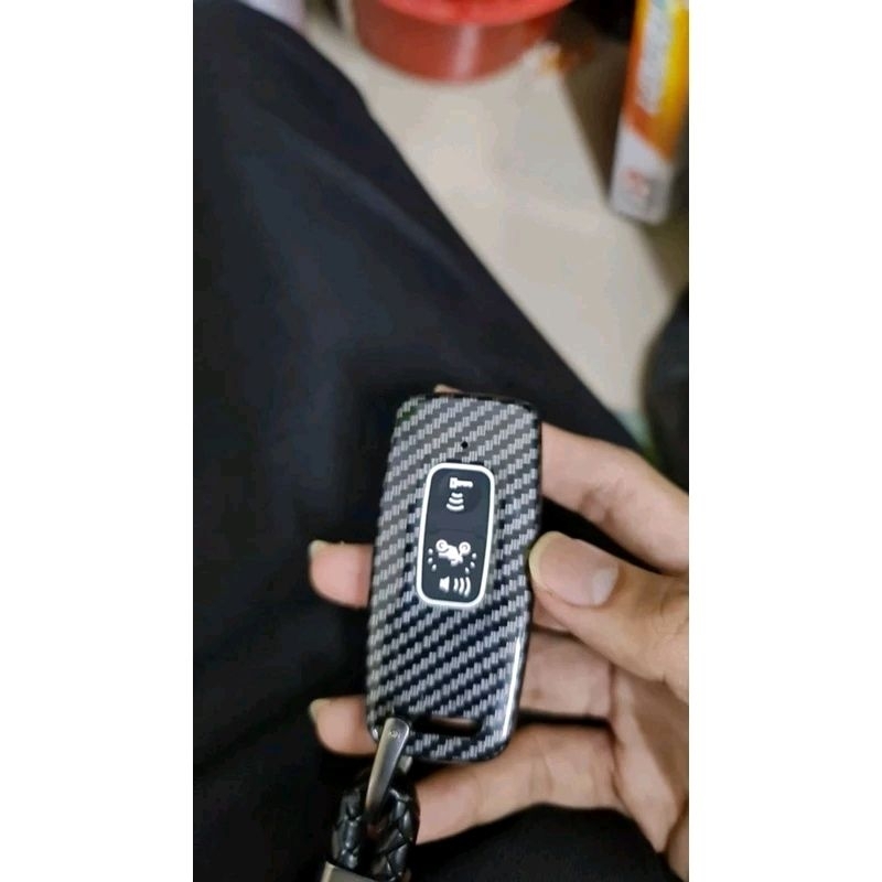 Bọc Chìa Khóa Smartkey SH 350i và SH 2021, Lead 2022, Vision 2021 ( 2 Nút ) Ốp Carbon