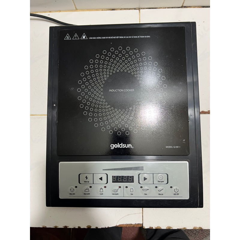 Thanh lý bếp từ phím bấm đang sử dụng bình thường