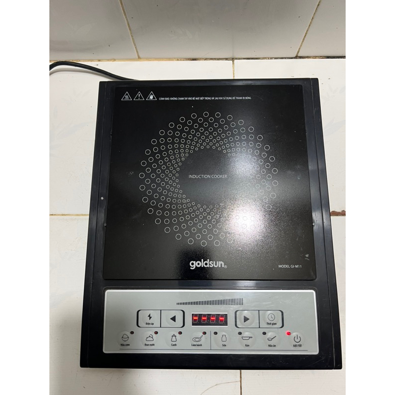 Thanh lý bếp từ phím bấm đang sử dụng bình thường