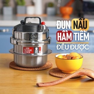 Nồi áp suất 2Good mini M1 dùng được trên tất cả các loại bếp - hàng chính hãng