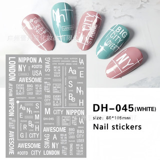 Sticker hoa cúc hót trend dán móng, sticker nhiều kiểu dán móng