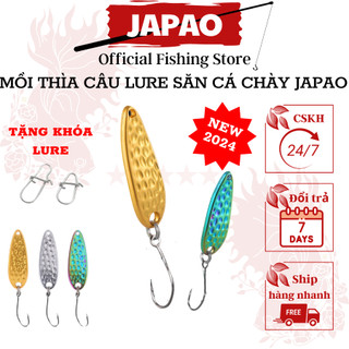 Mồi thìa lượn câu lure spoon Japao mồi thìa lượn siêu nhạy chất liệu hợp kim cao cấp câu lure