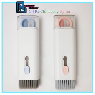 Bộ Dụng Cụ Vệ Sinh Bàn Phím Tai Nghe Máy Tính Điện Thoại Đa Năng 7 in 1 Nhỏ Gọn