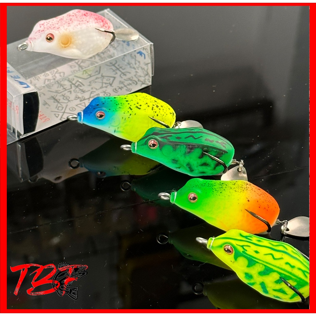 [TB Fishing] Mồi Lure Cá Lóc - Vịt Bầu Form Nhái - Body Siêu Đẹp - Siêu Nhạy - Body Siêu Bền - 5cm -