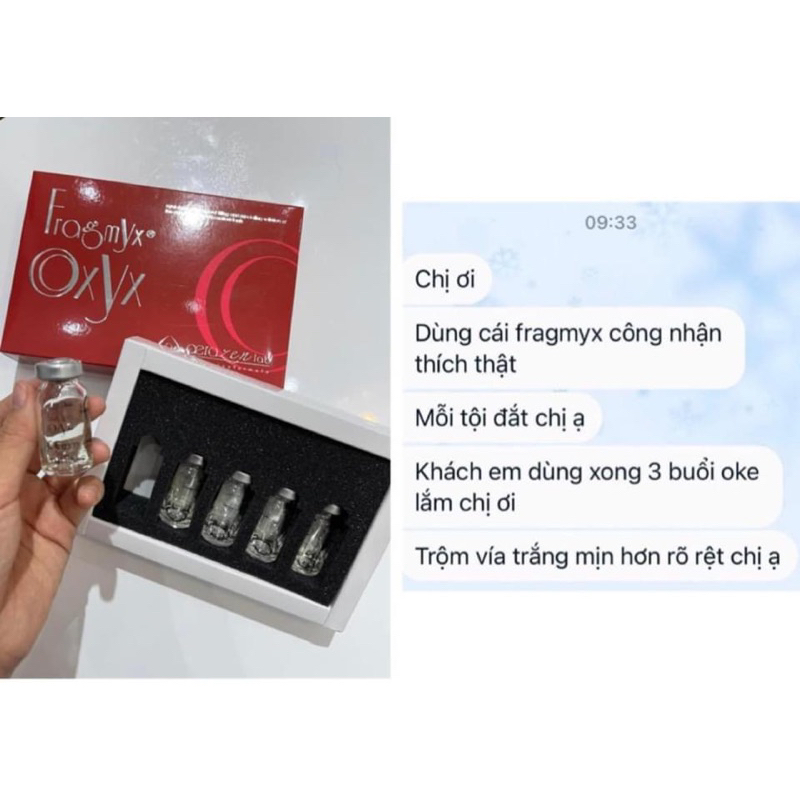 Mesotherapy Fragmyx OxYx XCELENS Trắng Da Mờ Thâm Nám Chống Lão Hóa