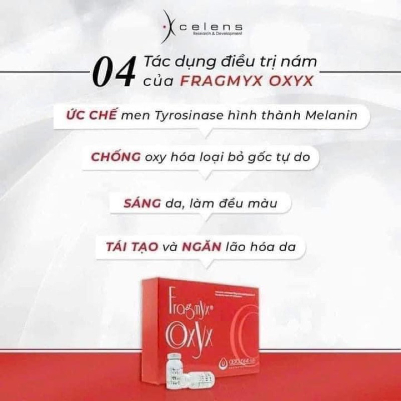 Mesotherapy Fragmyx OxYx XCELENS Trắng Da Mờ Thâm Nám Chống Lão Hóa
