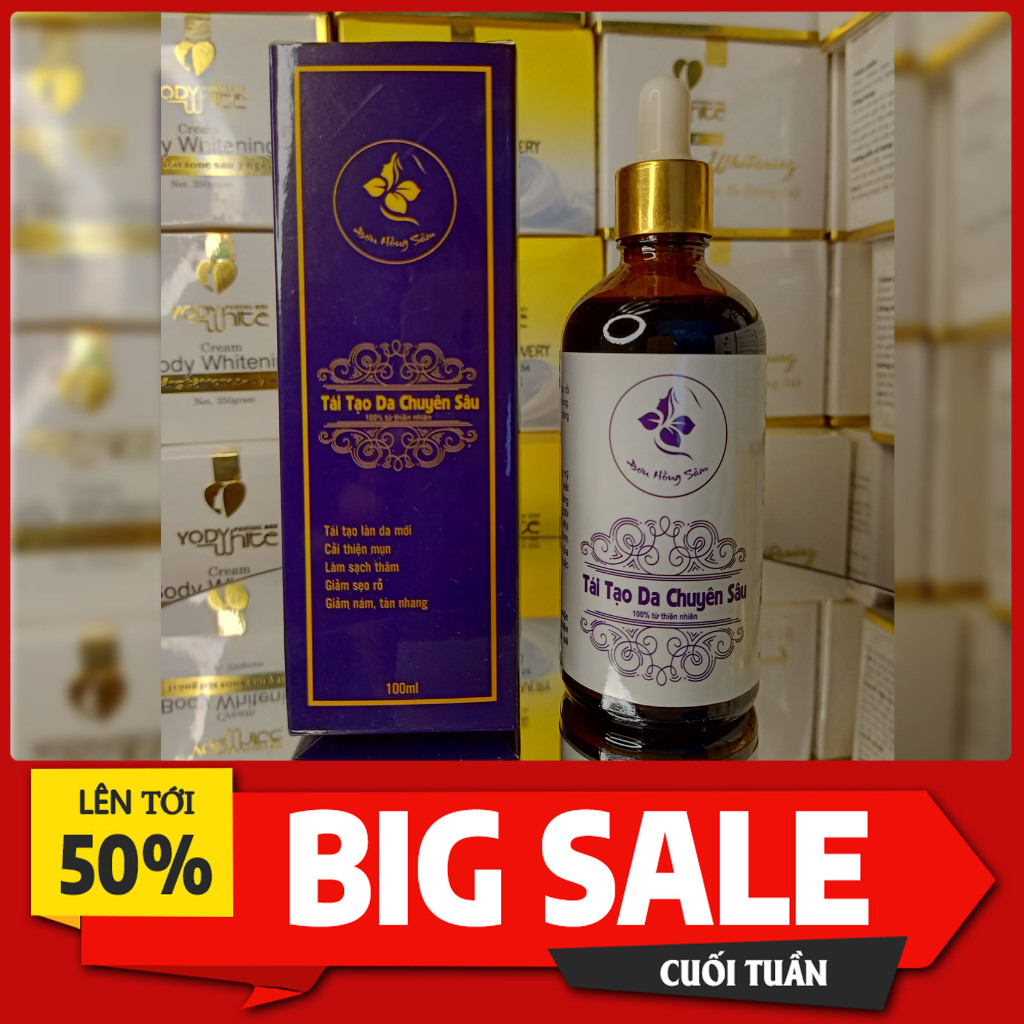 TÁI TẠO DA ĐƠN HỒNG SÂM 100 ML - SẠCH MỤN THÂM NÁM TÀN NHANG