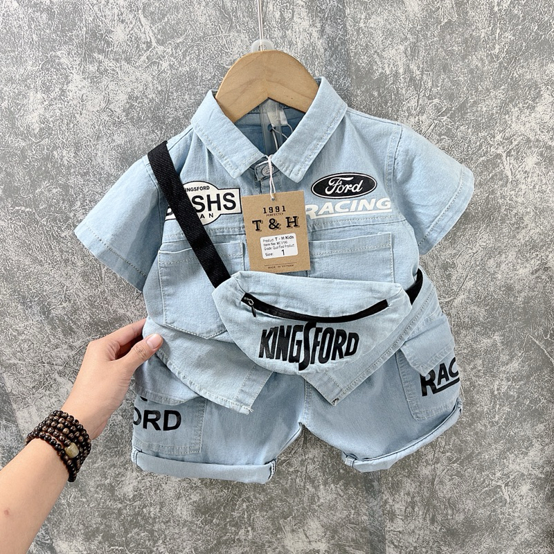 Bộ Bò mềm 3 chi tiết cho bé trai